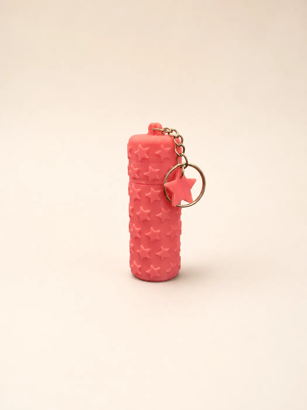 Porta-batom rosa, modelo Estrela