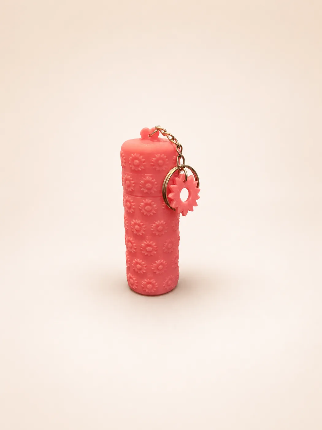Porta-batom rosa, modelo Flor